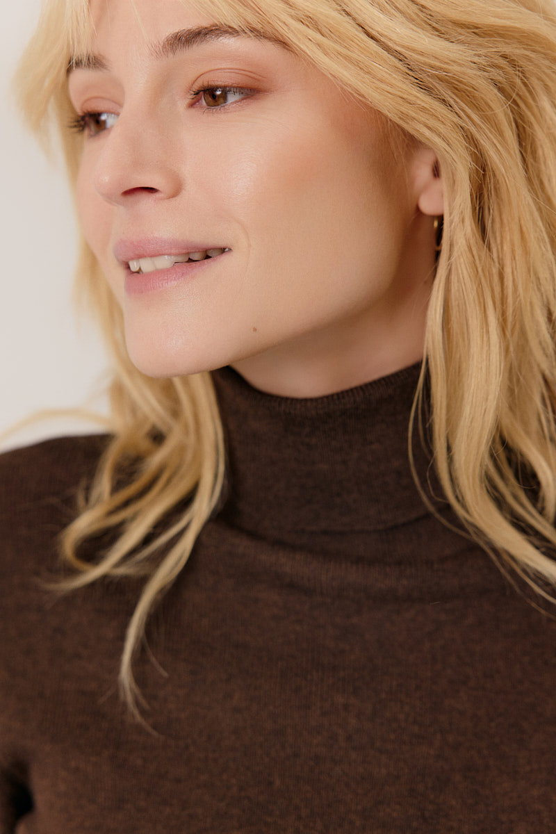 JERSEY CALINE COLOR MARRÓN 2